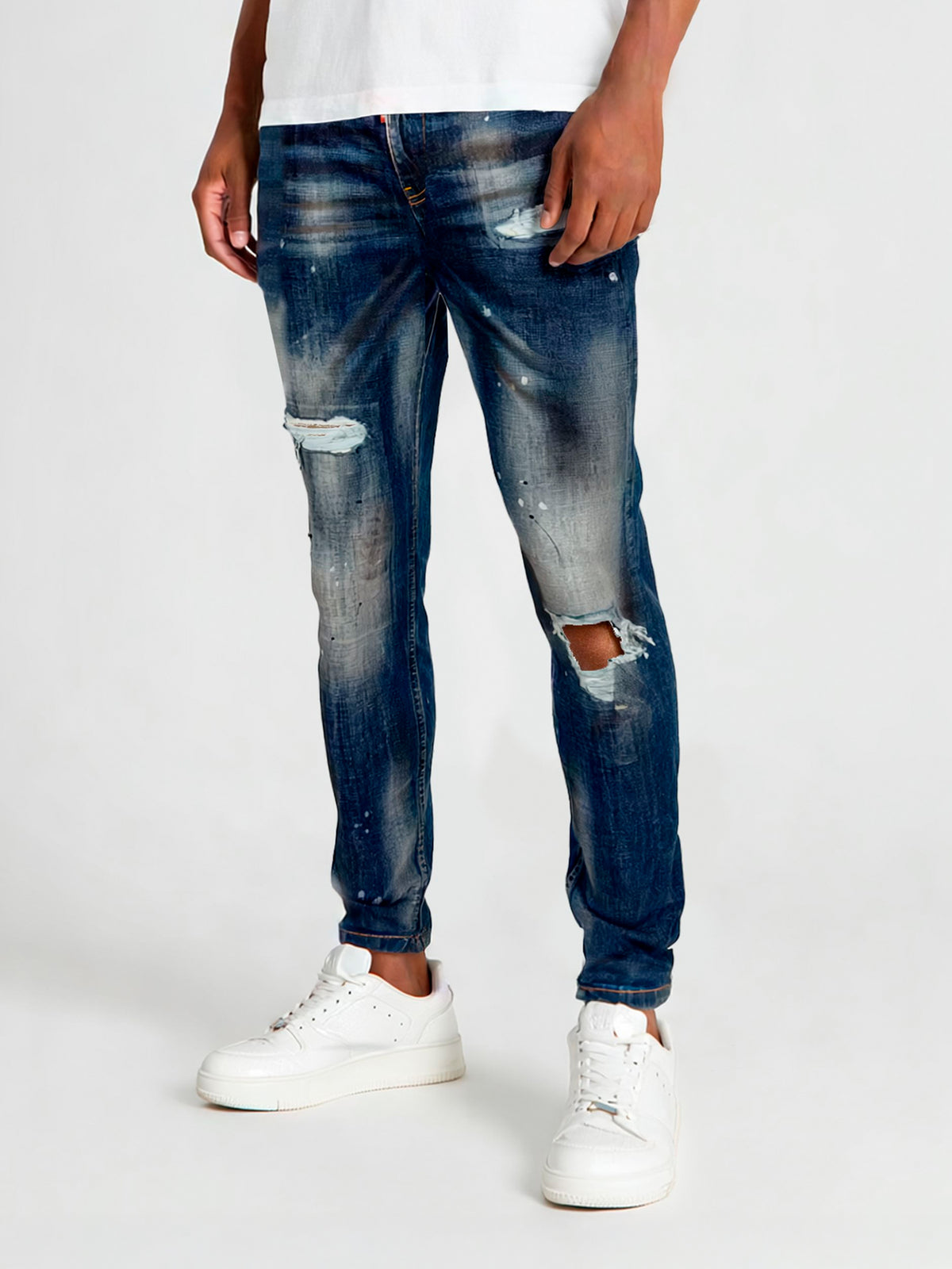 jeans / Dark Blue Smile Slim Fit Jeans