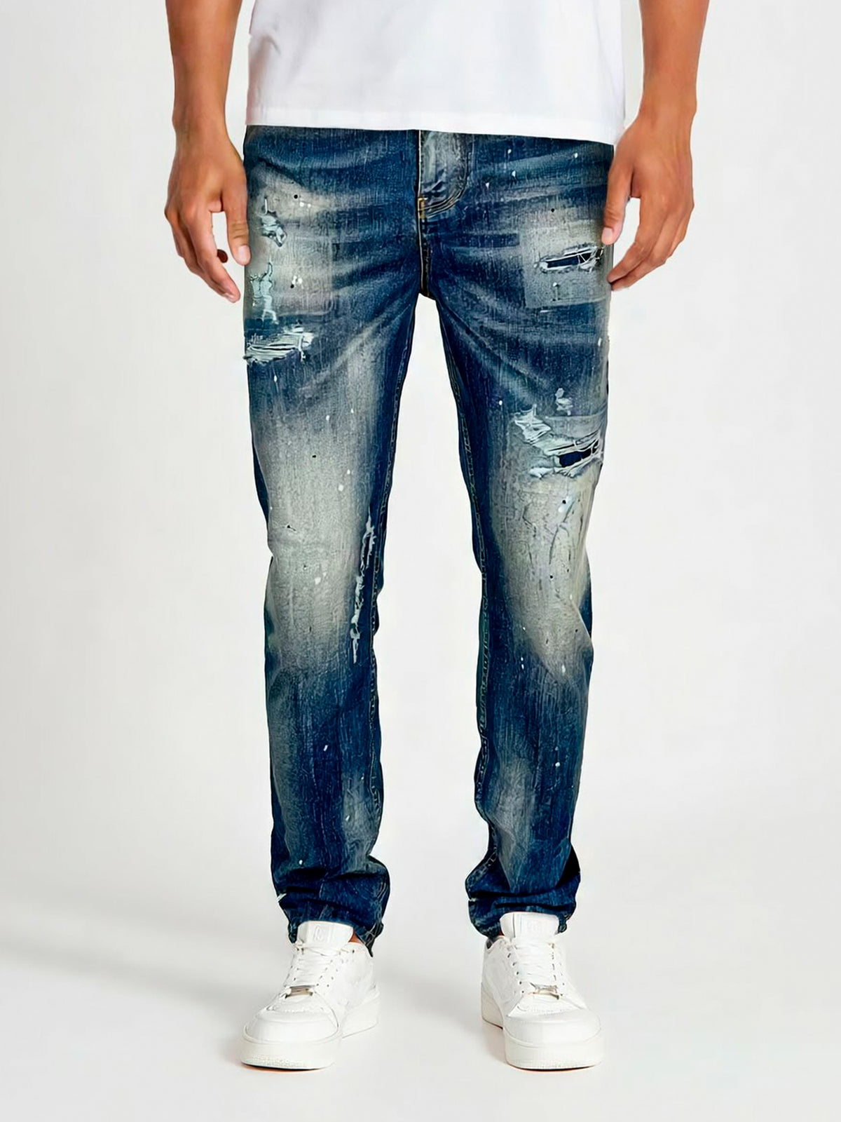 jeans / Blue Smile Slim Fit Jeans