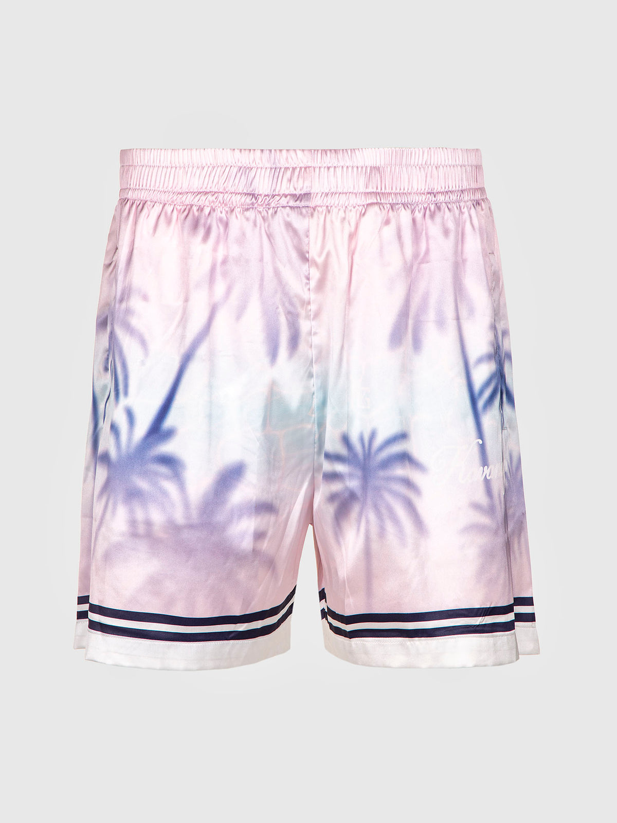 shorts / Light Pink Pool Satin Shorts