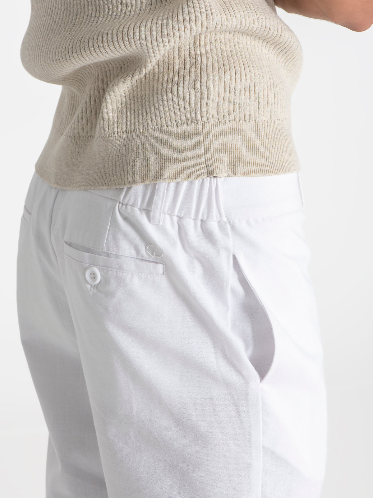pants / White Smart Pants