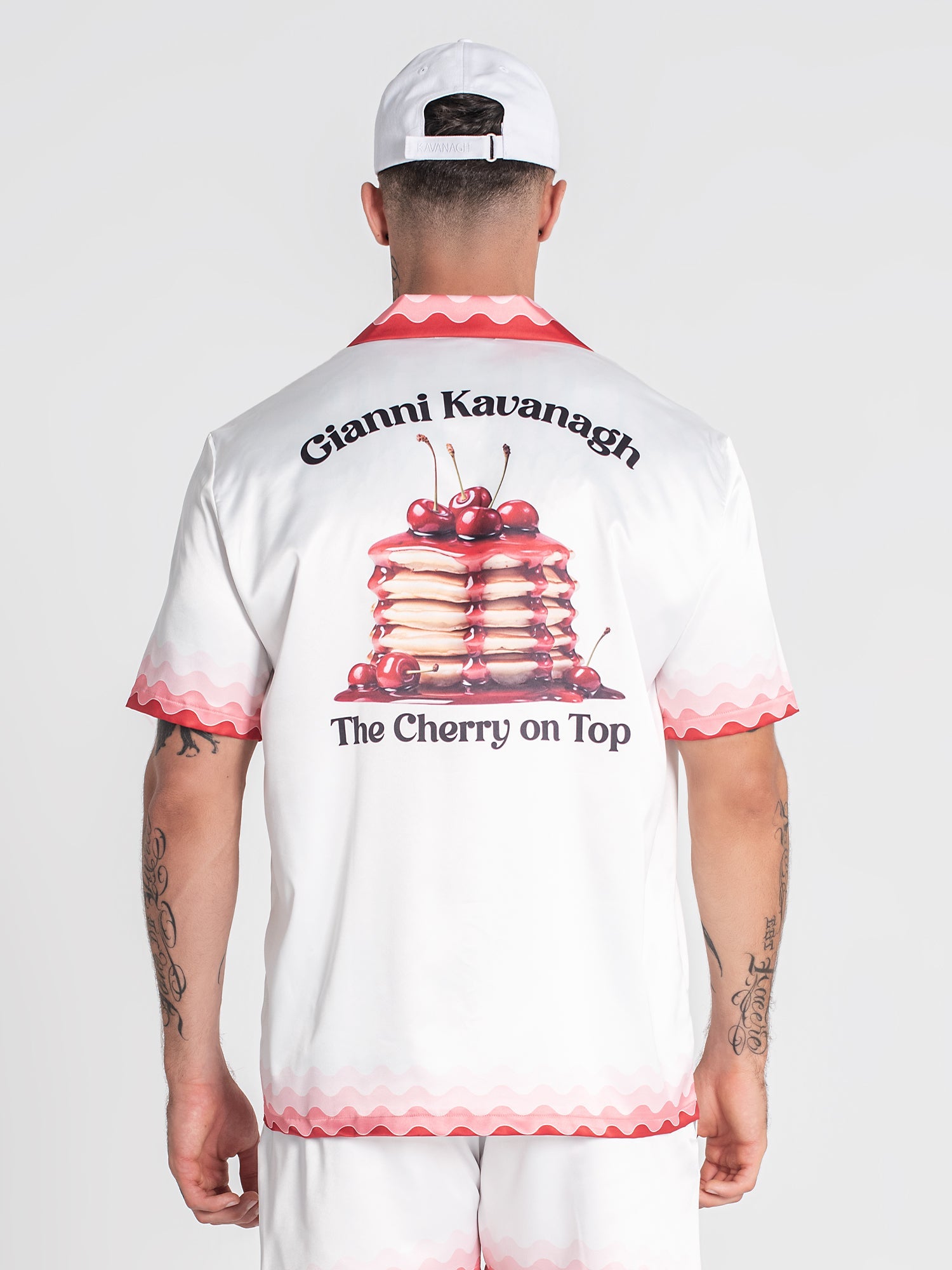 shirts / Multicolor Cherry On Top Satin Shirt