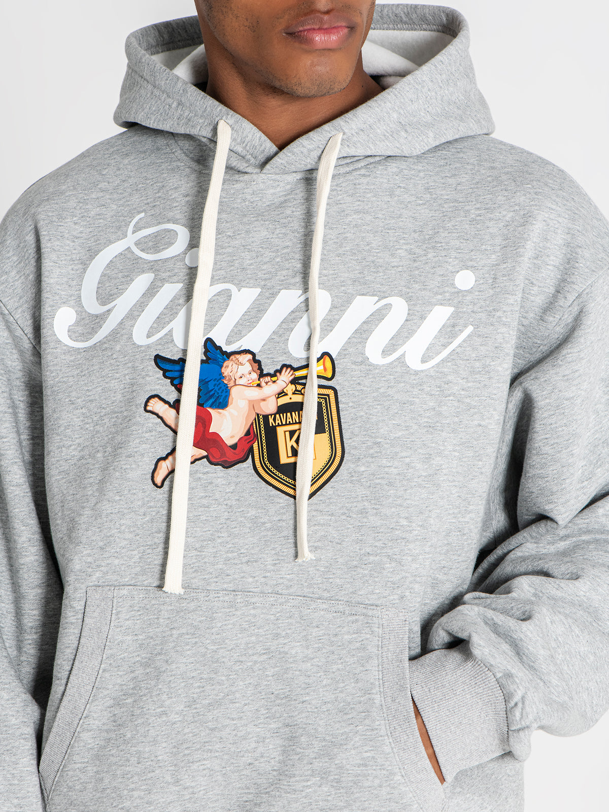 hoodies / Grey Melange Trumpet Hoodie