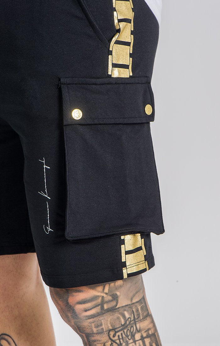 Black Forever More Cargo Shorts