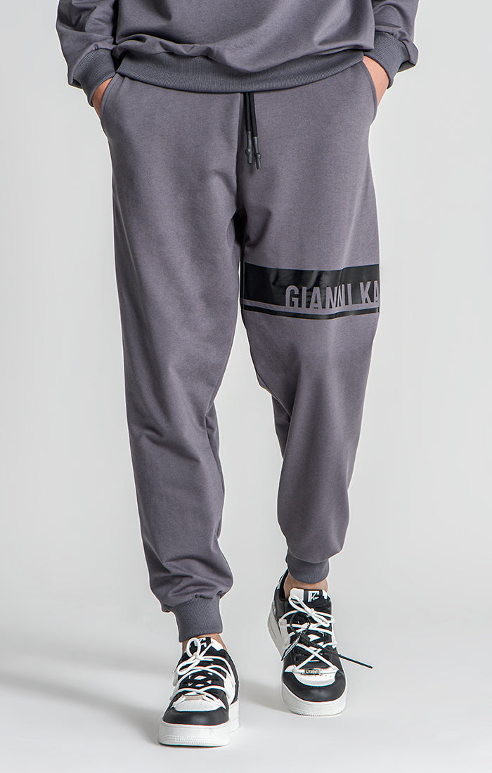 Grey loose joggers on sale