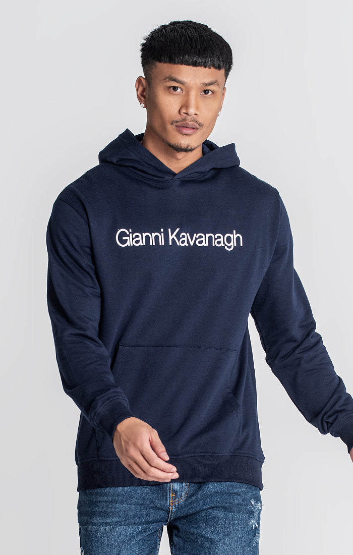 Navy Blue Essential Maxi Hoodie