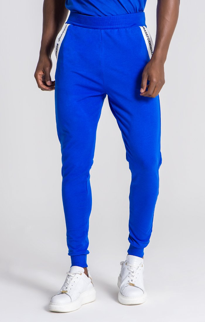 Pantalones de Chándal Azules Text Me