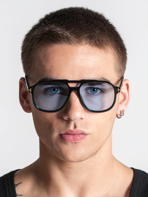 Blue Maverick Sunglasses