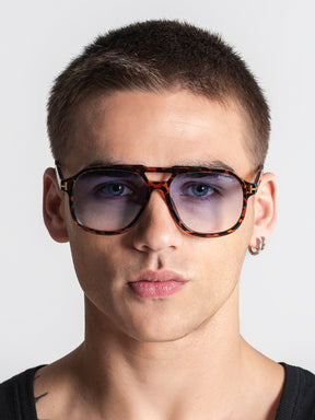 Brown Maverick Sunglasses