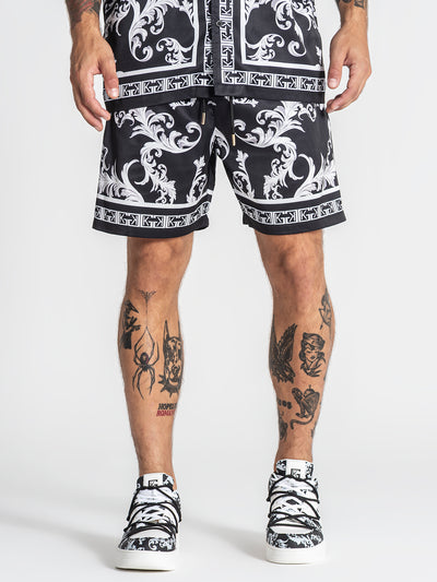 shorts / Black Majestic Satin Shorts