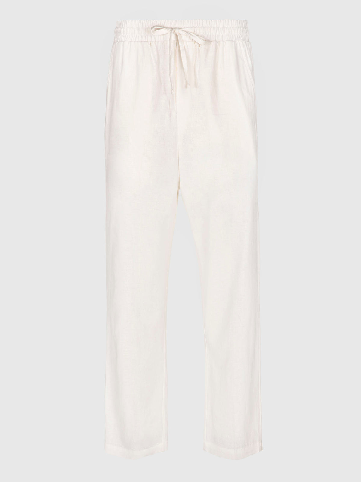 pants / White Nature Linen Pants