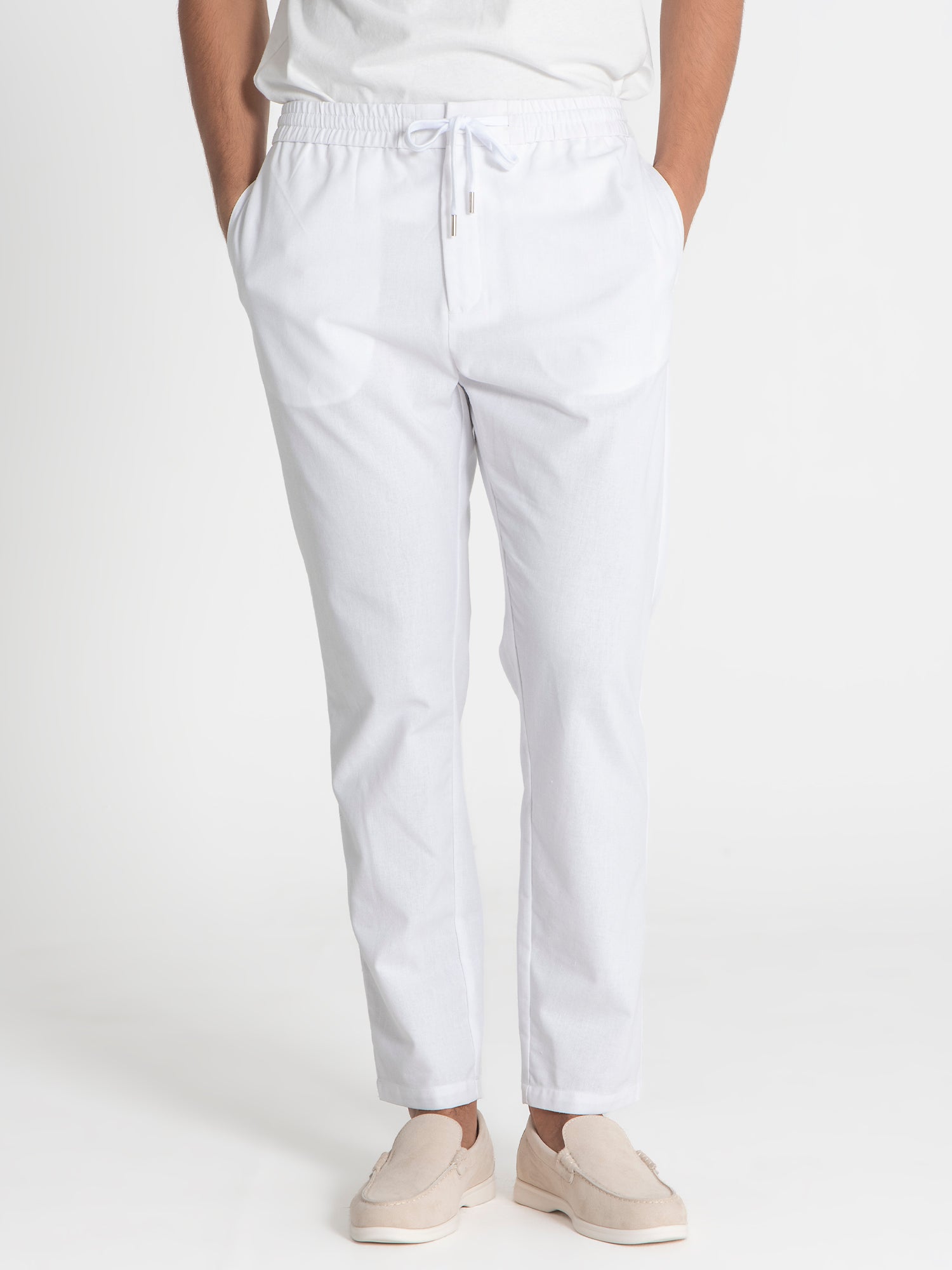 pants / White Essential Pants