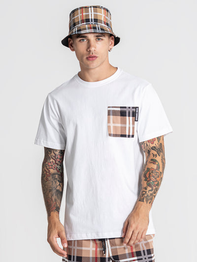 t-shirts / White British Pocket Tee