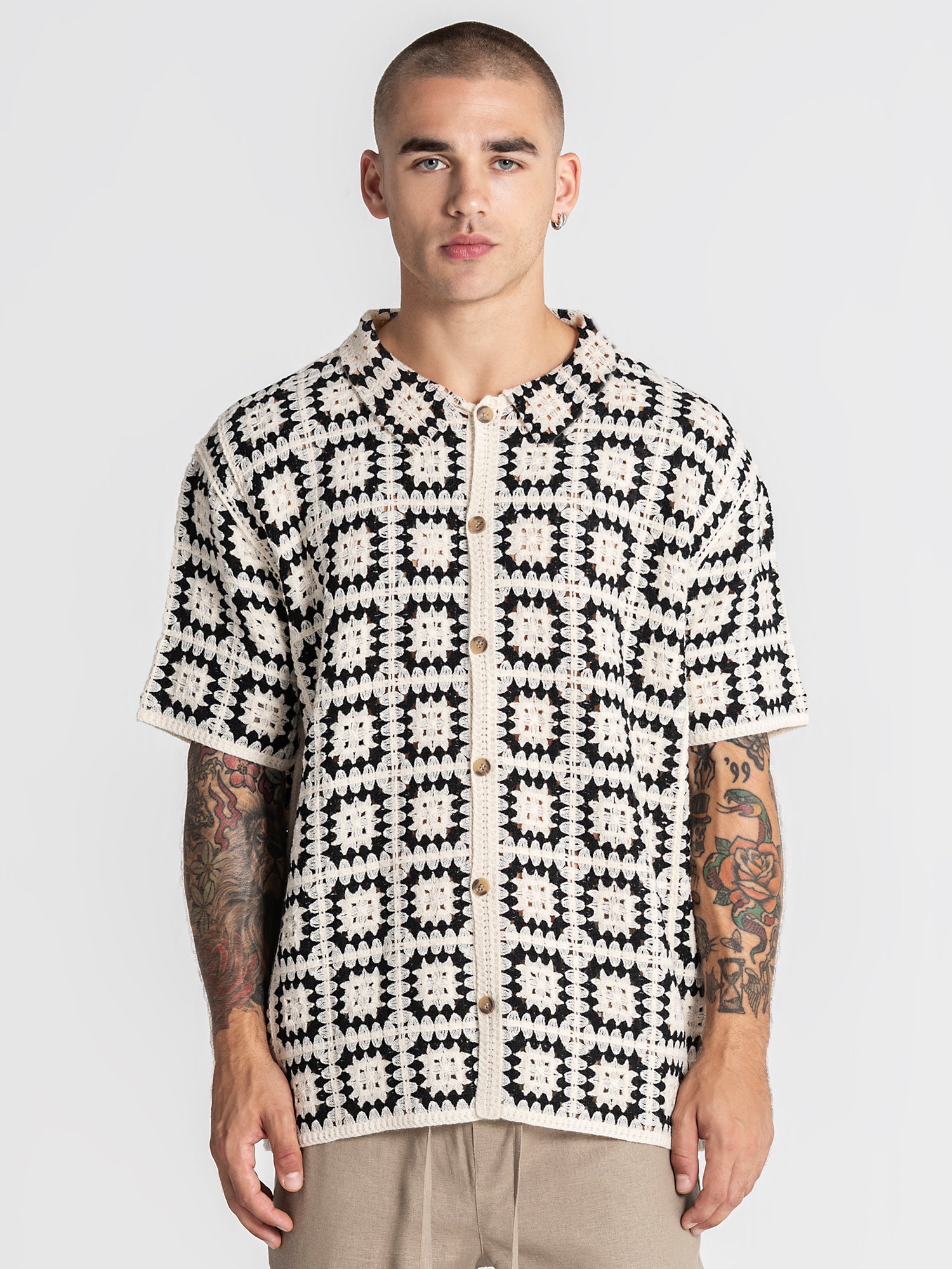 Beige Nature Knit Shirt