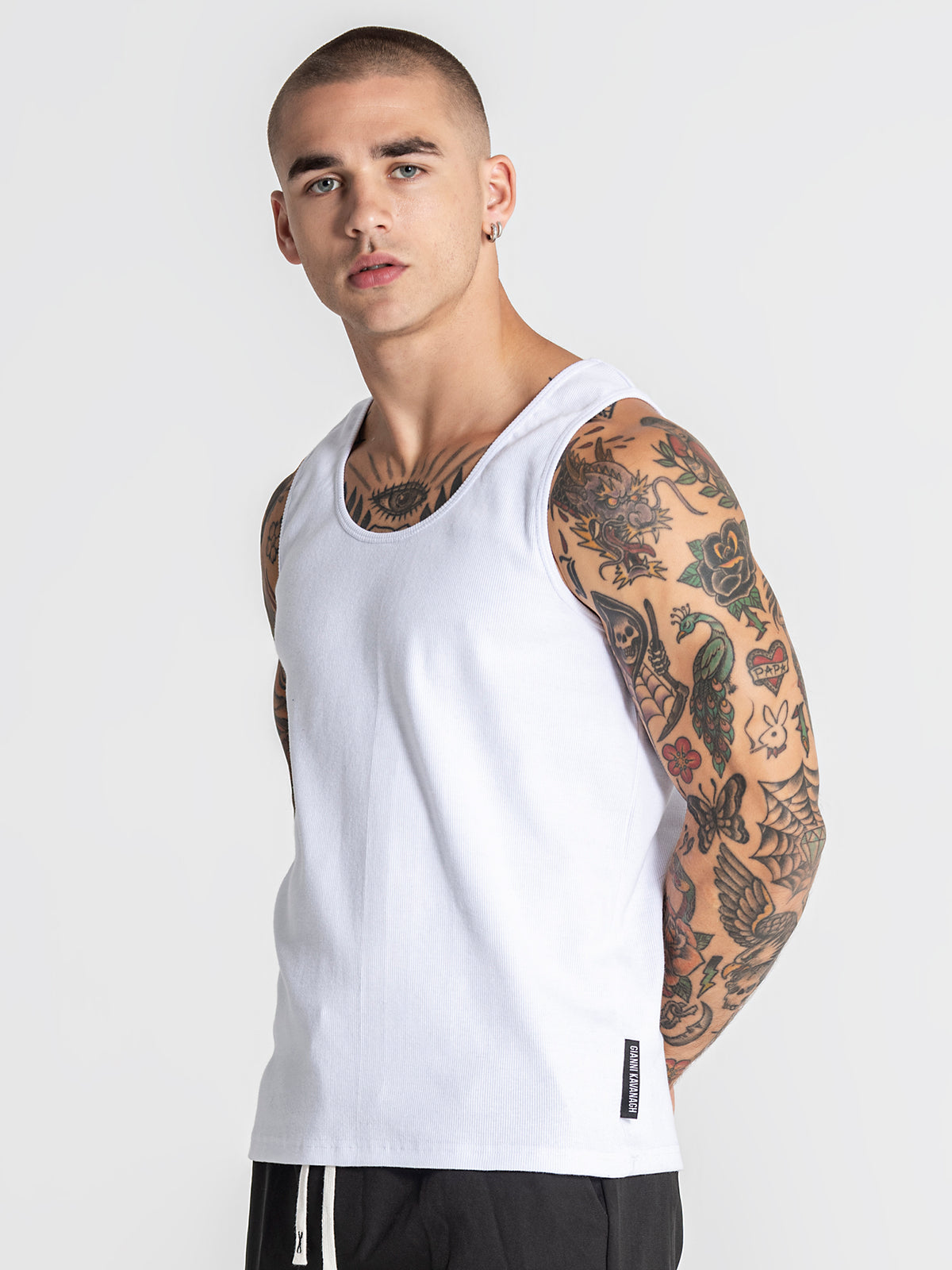tank tops / White iD Tank Top