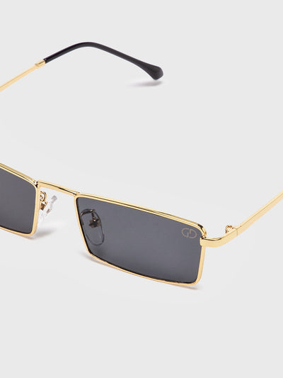 sunglasses / Black Rectangle Sunglasses