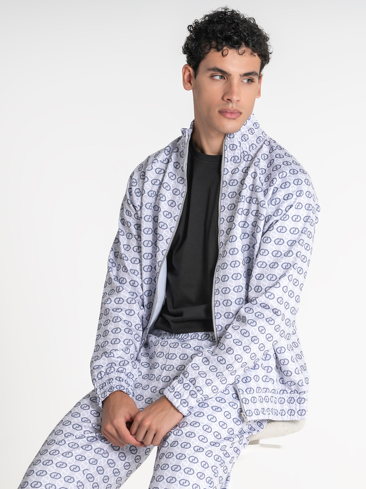 zip jackets / White GG Mania Zip Jacket