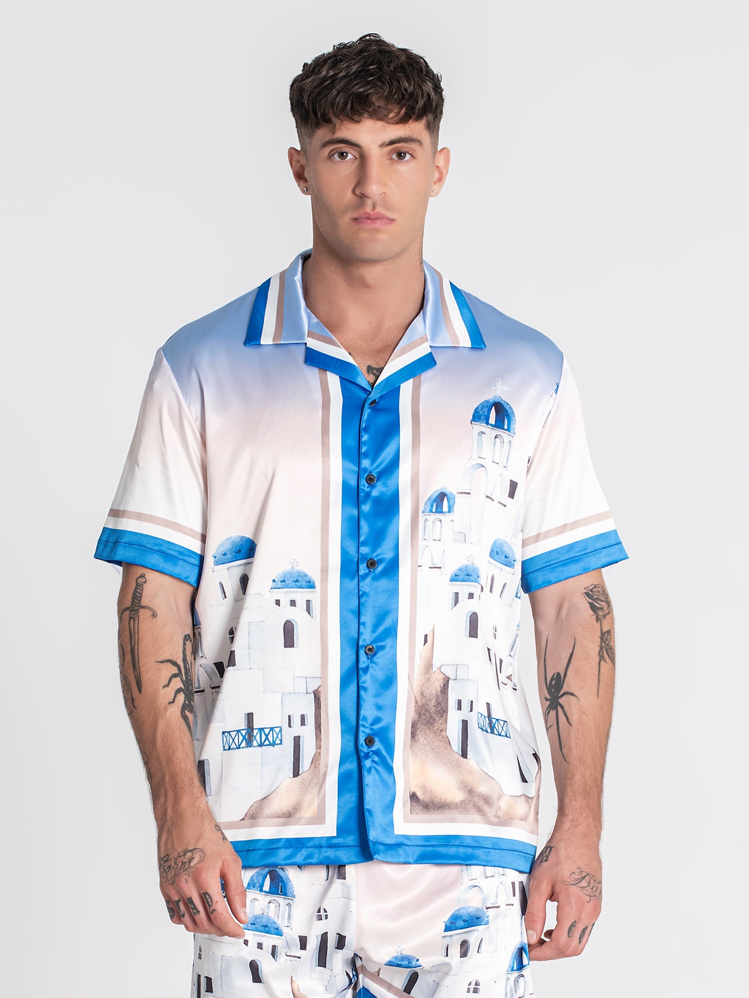 Multicolor Le Voyage Satin Shirt