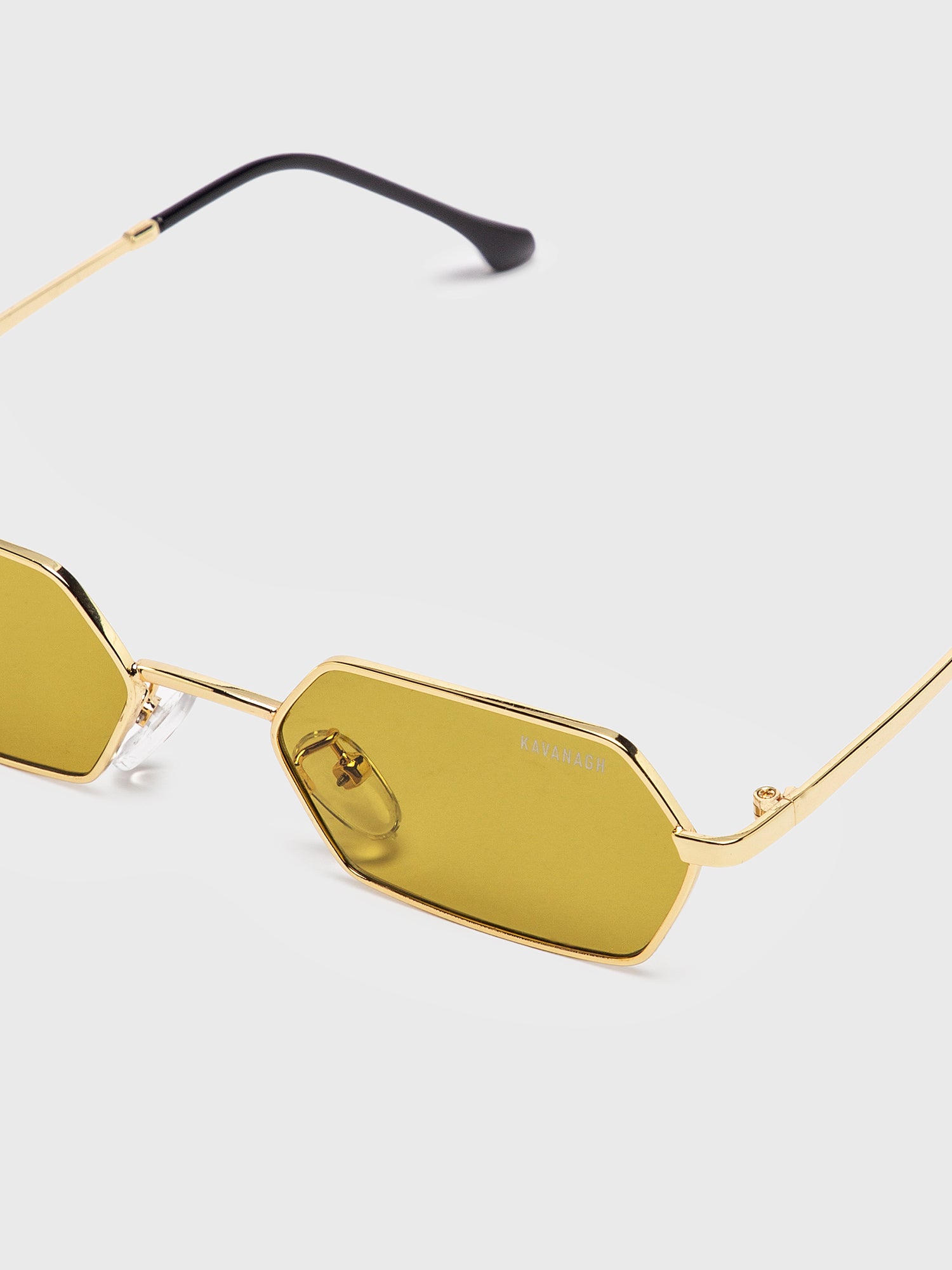 Green Geometric Sunglasses