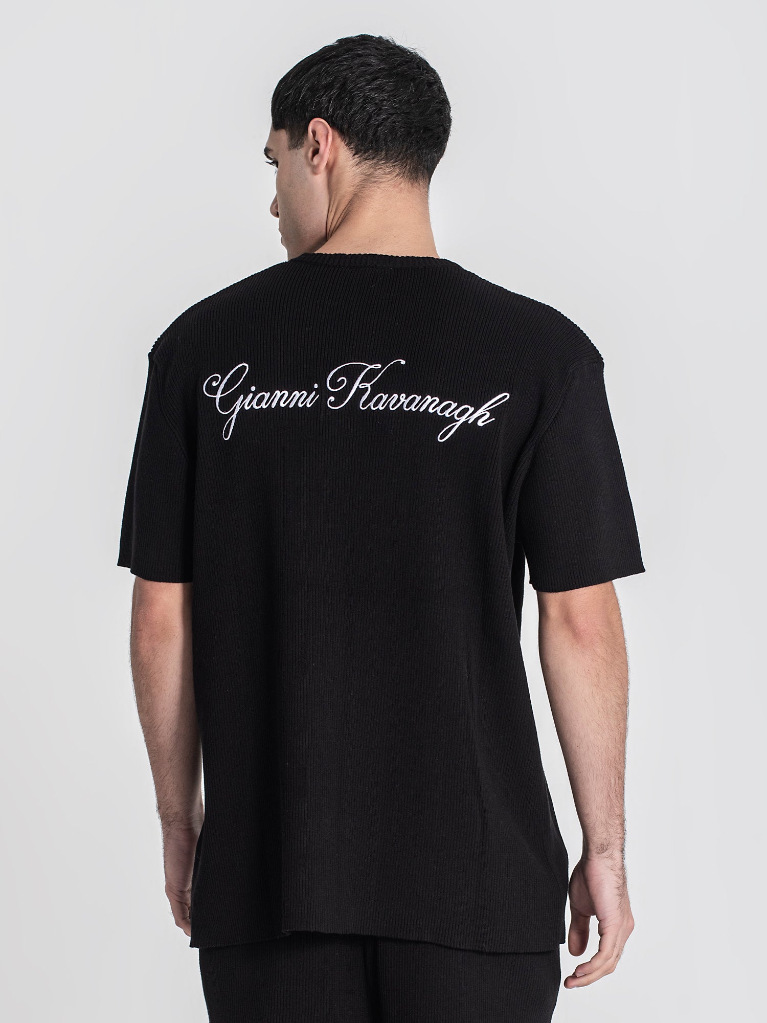 t-shirts / Black Identity Knit Tee