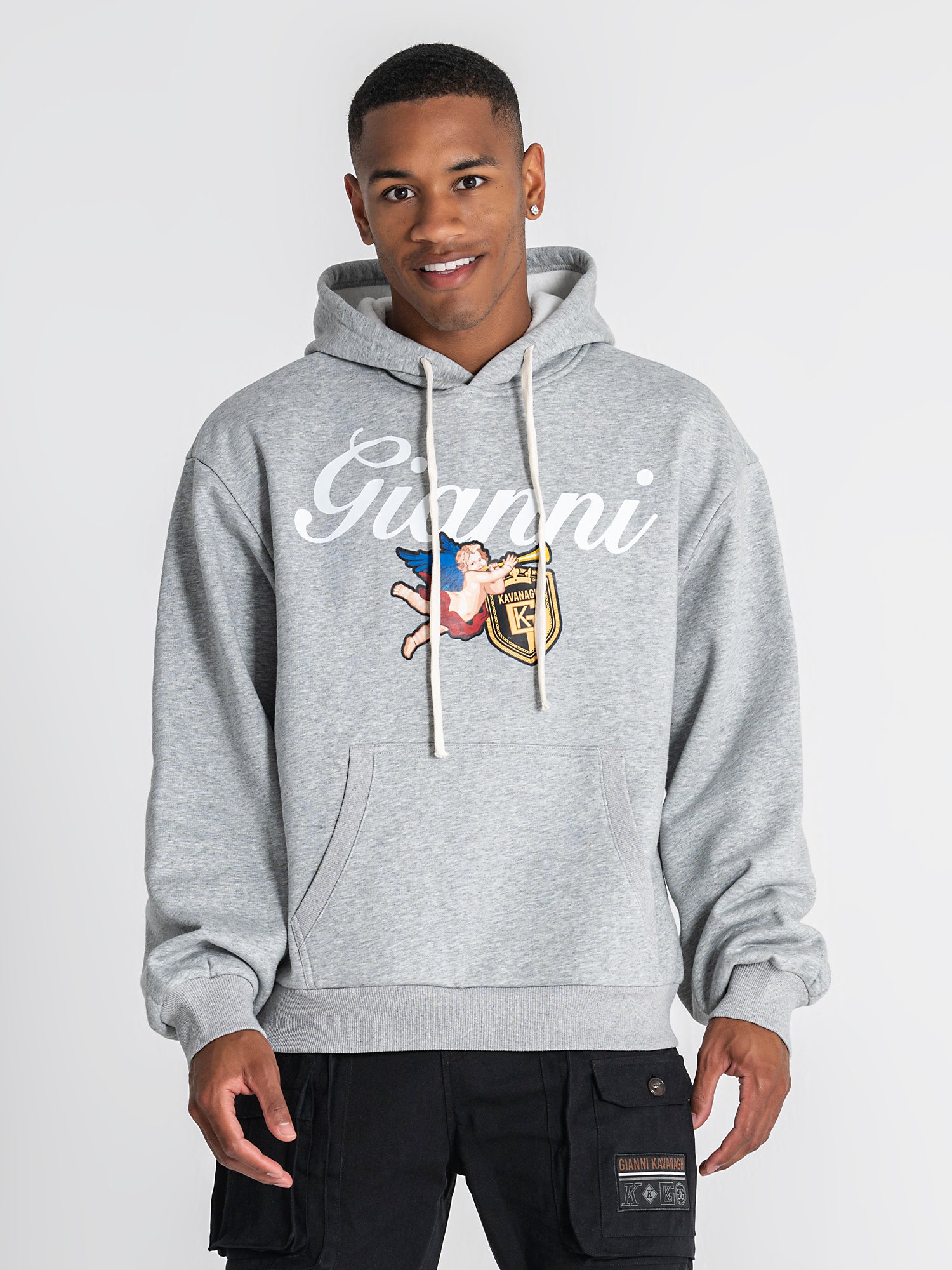 hoodies / Grey Melange Trumpet Hoodie