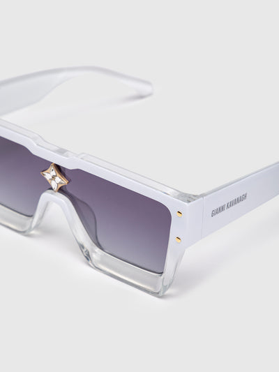 sunglasses / White Prisma Fade Sunglasses