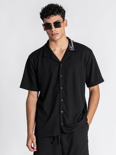 shirts / White Ripped Knit Polo
