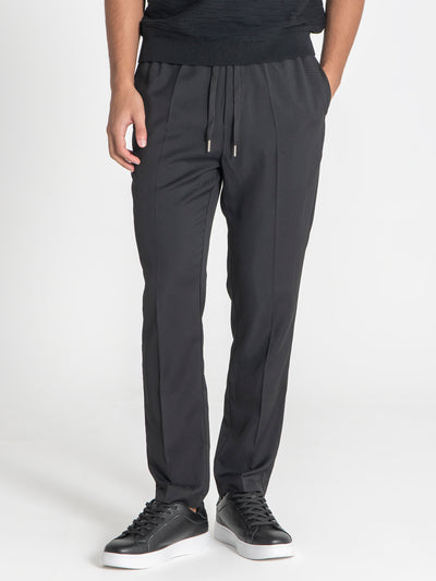 pants / Black Drawstring Pants