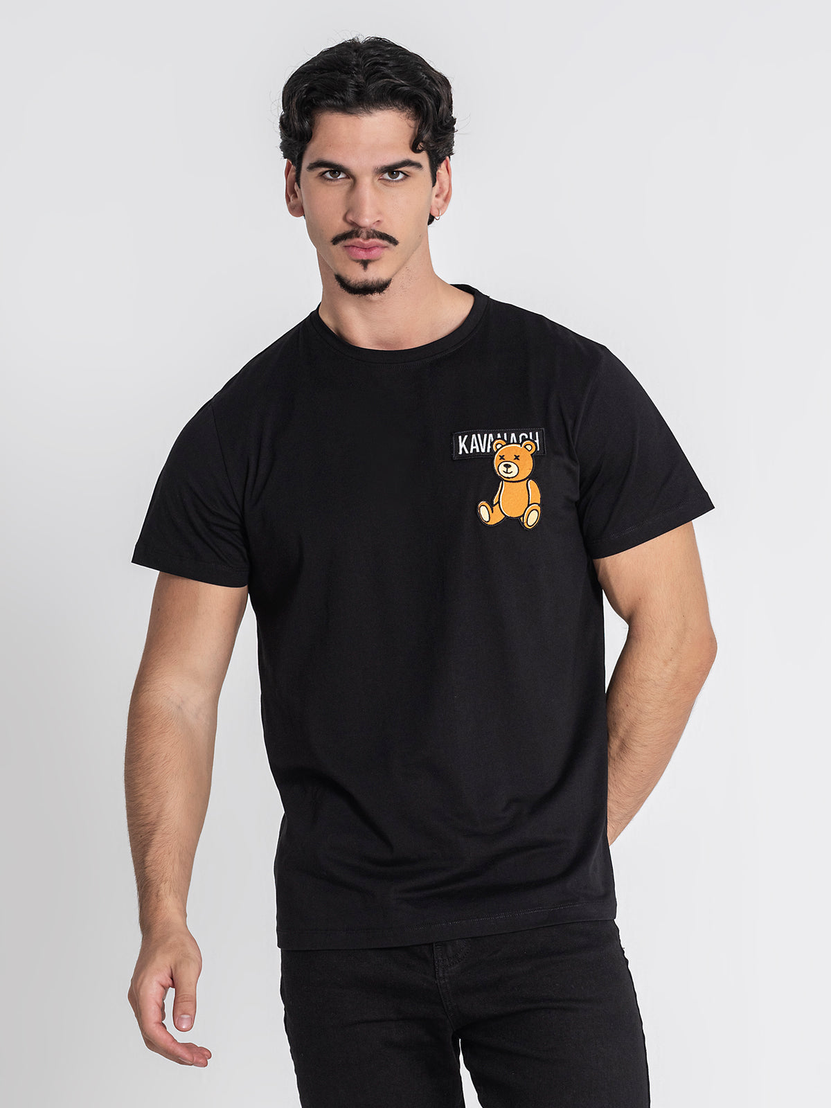 t-shirts / Black Bear Patch Tee