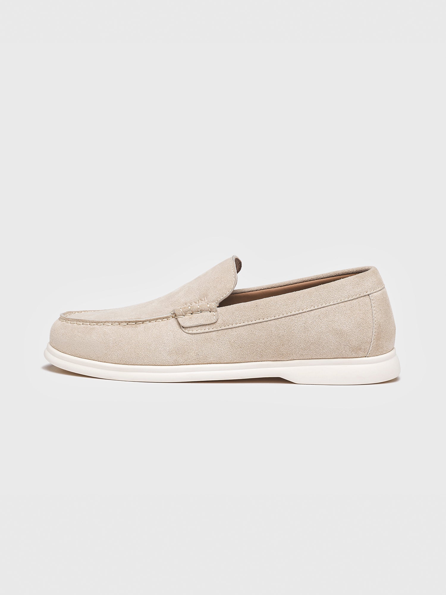 Beige Smart Loafers
