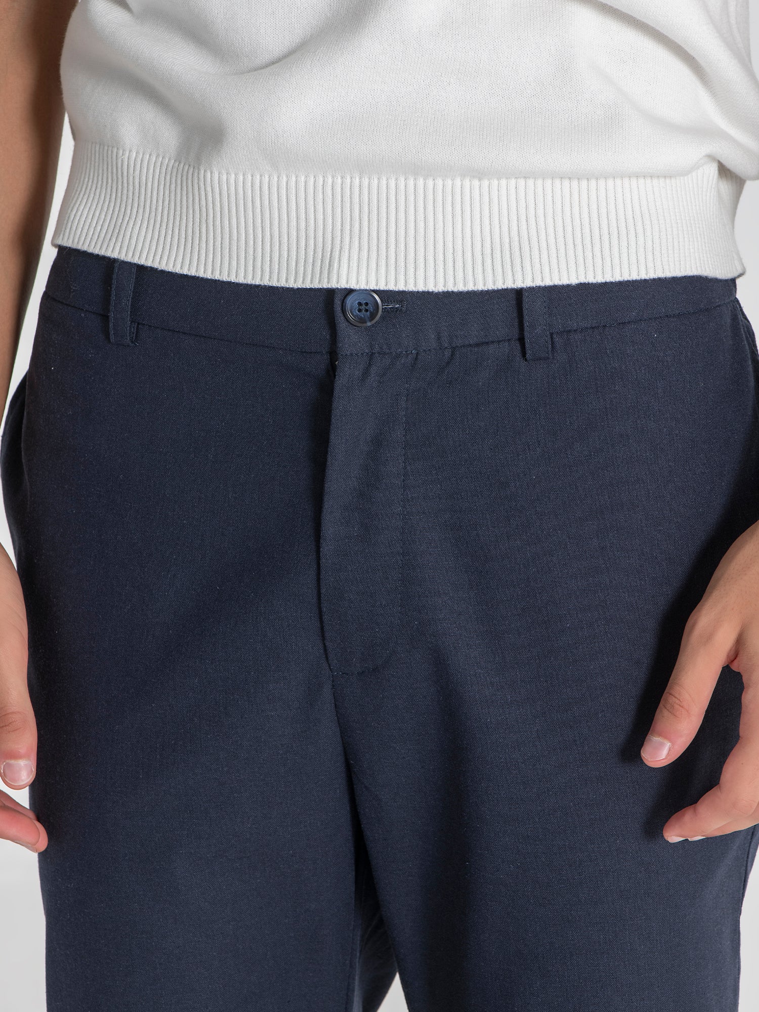 Blue Smart Pants