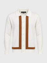 shirts / White Column Knit Shirt