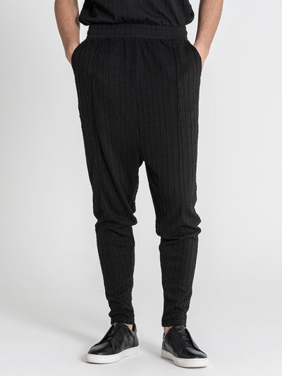 joggers / Black Tactile Joggers