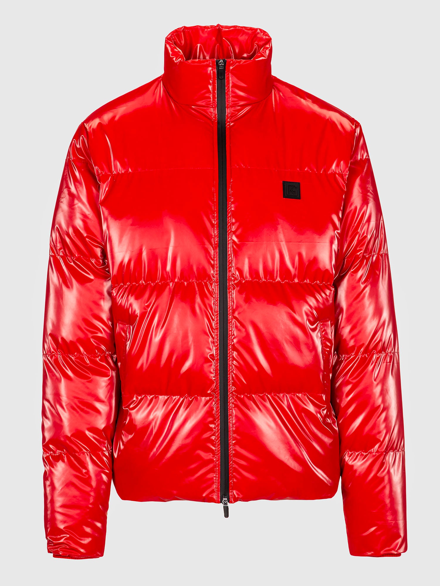 Red Tech Puffer Jacket