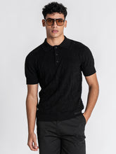 polos / Black Majestic Knit Polo