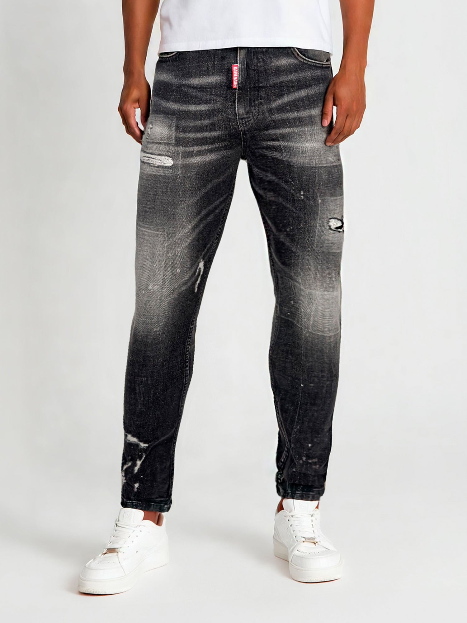 Black Smile Slim Fit Jeans