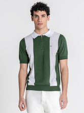 polos / Green Column Knit Polo