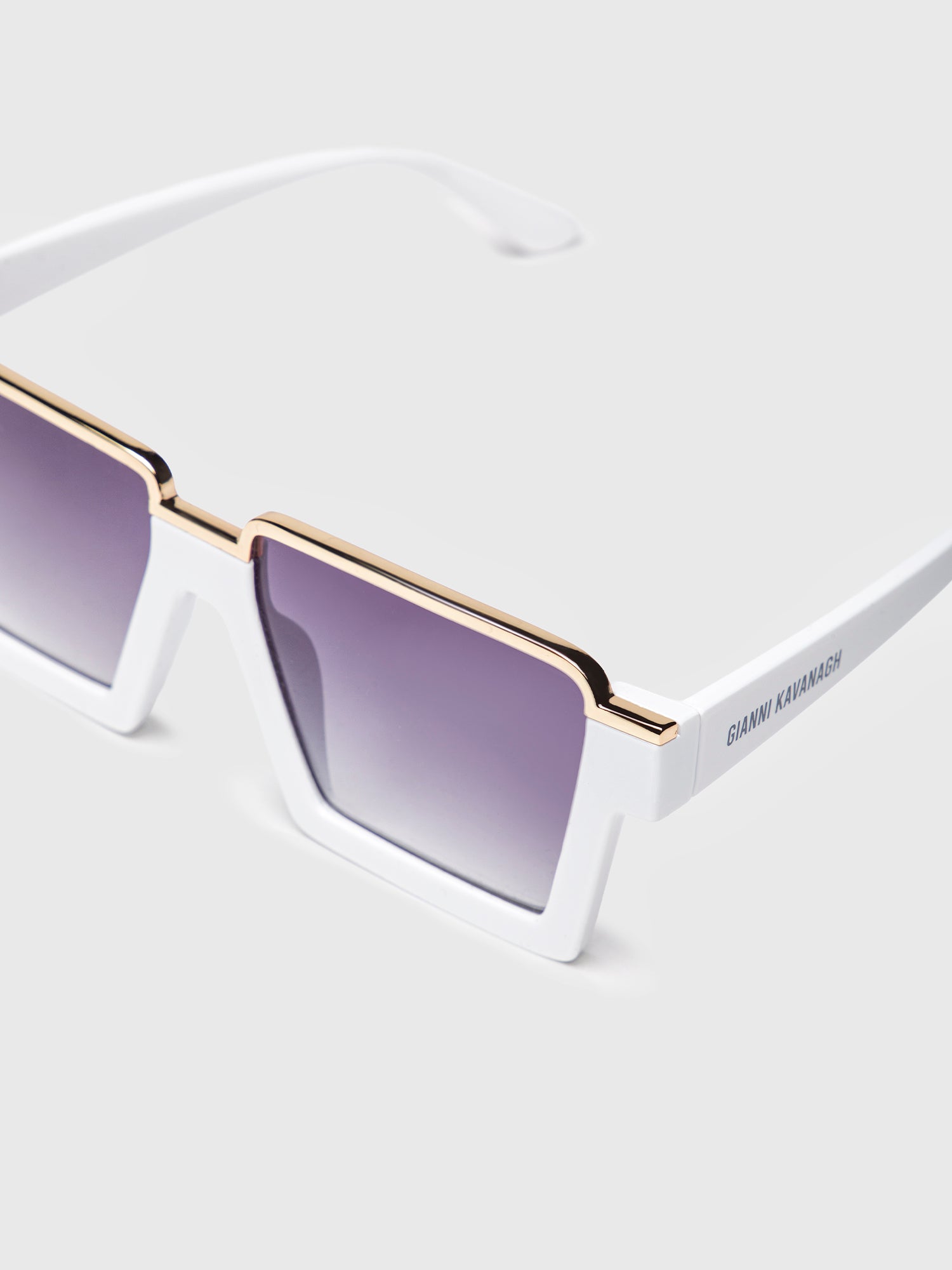 White Visionary Sunglasses
