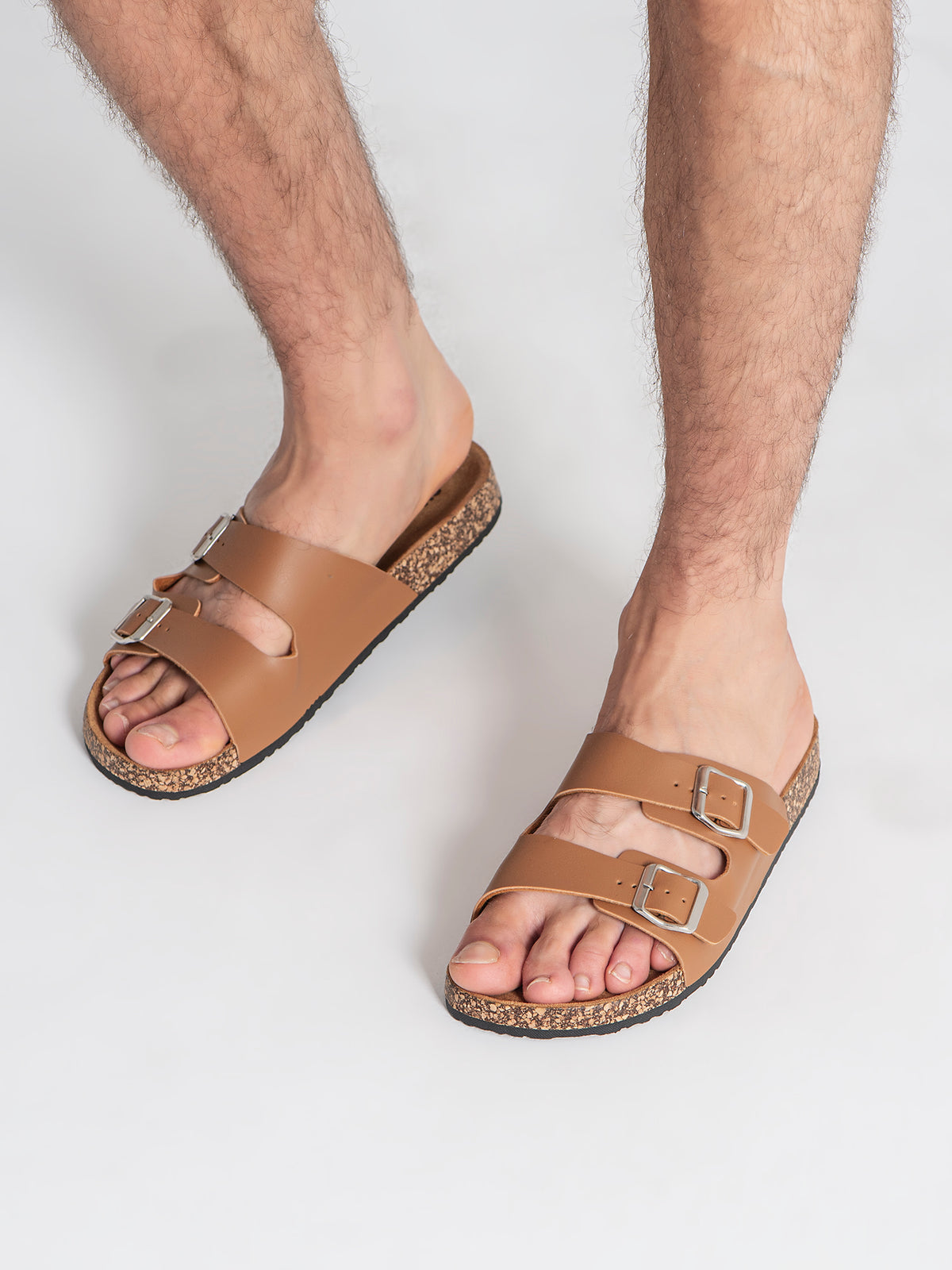 sliders / Beige Traveller Sliders