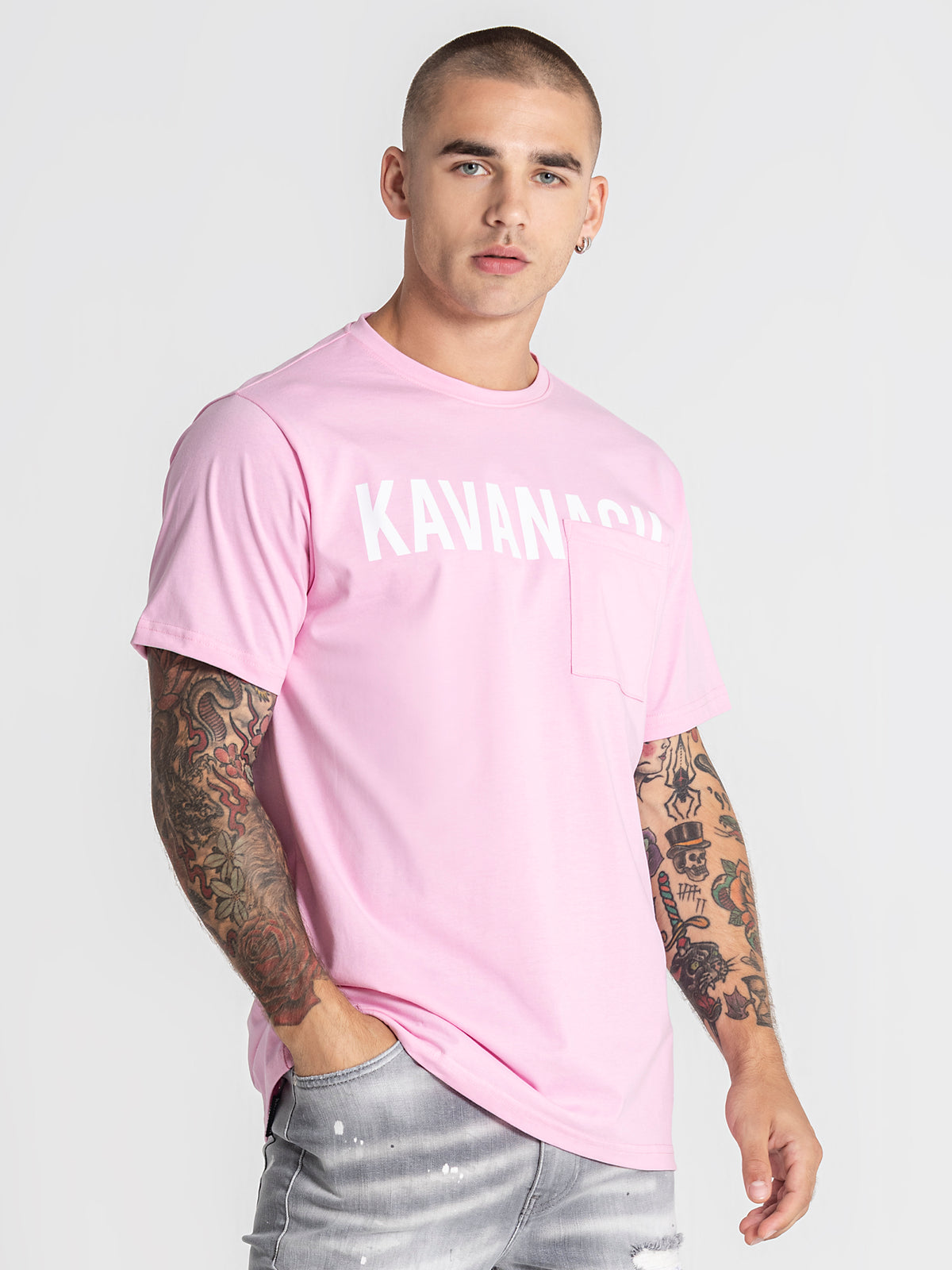 t-shirts / Light Pink Kavanagh Pocket Tee