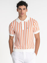 polos / Orange Retro Knit Polo