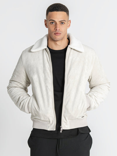 jackets / White Timeless Aviator Jacket