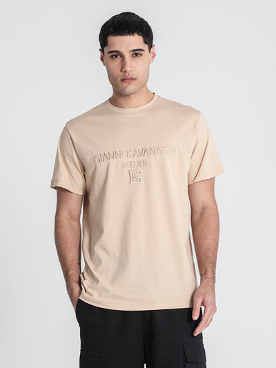 t-shirts / Beige Atelier Tee