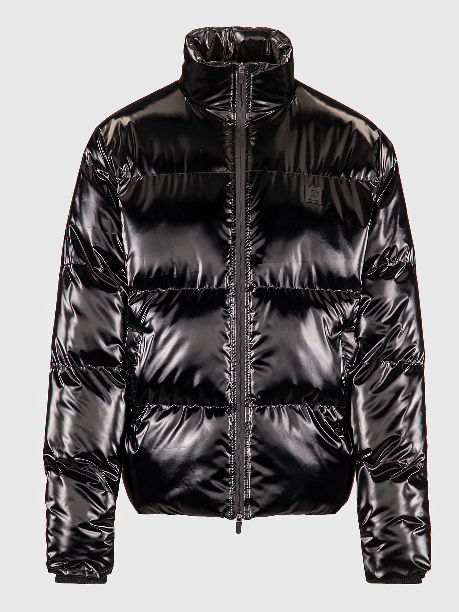 Black Tech Puffer Jacket