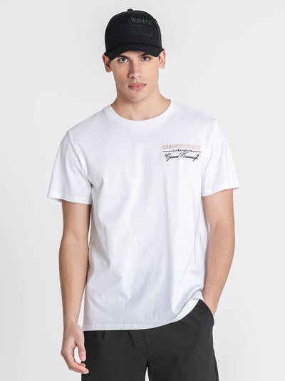 t-shirts / White Look at me Tee