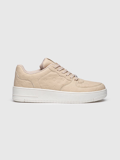 sneakers / Beige Logomania Sneakers