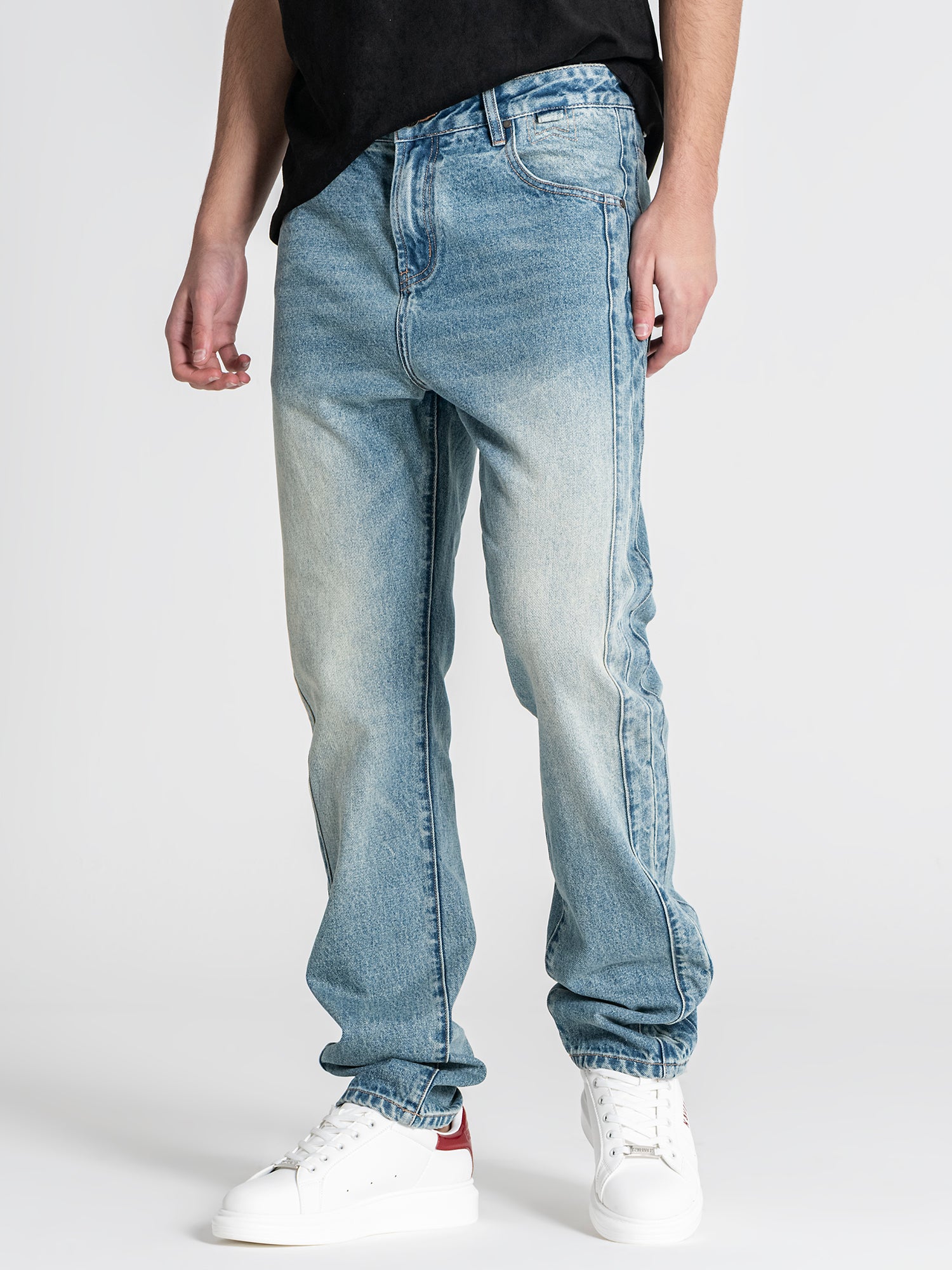 jeans / Medium Blue Tape Jeans