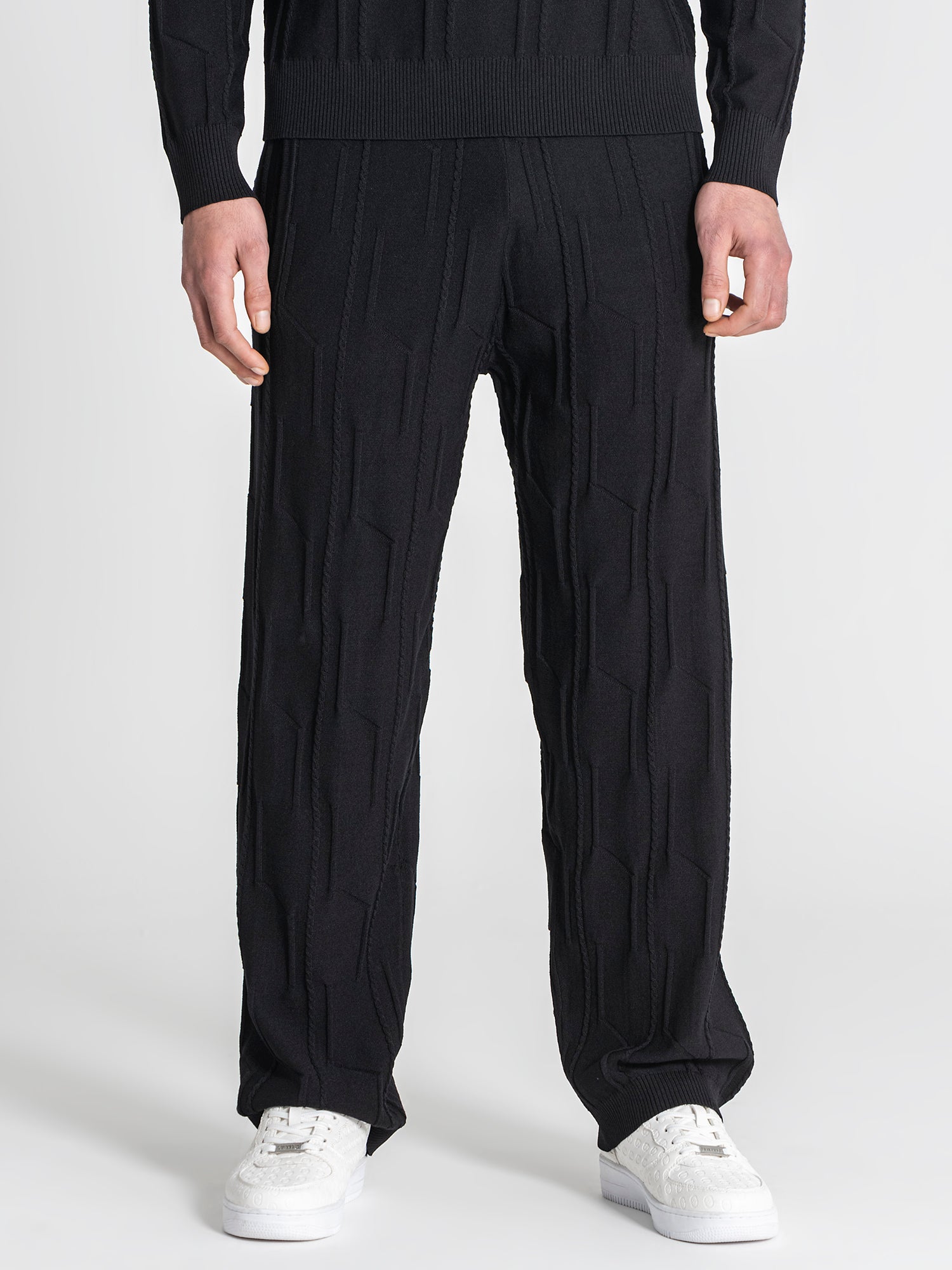 Black G Knit Pants