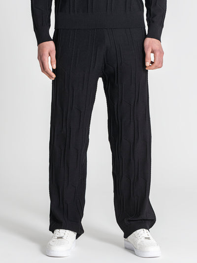 joggers / Black G Knit Pants