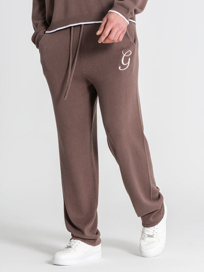 joggers / Brown G Knit Pants