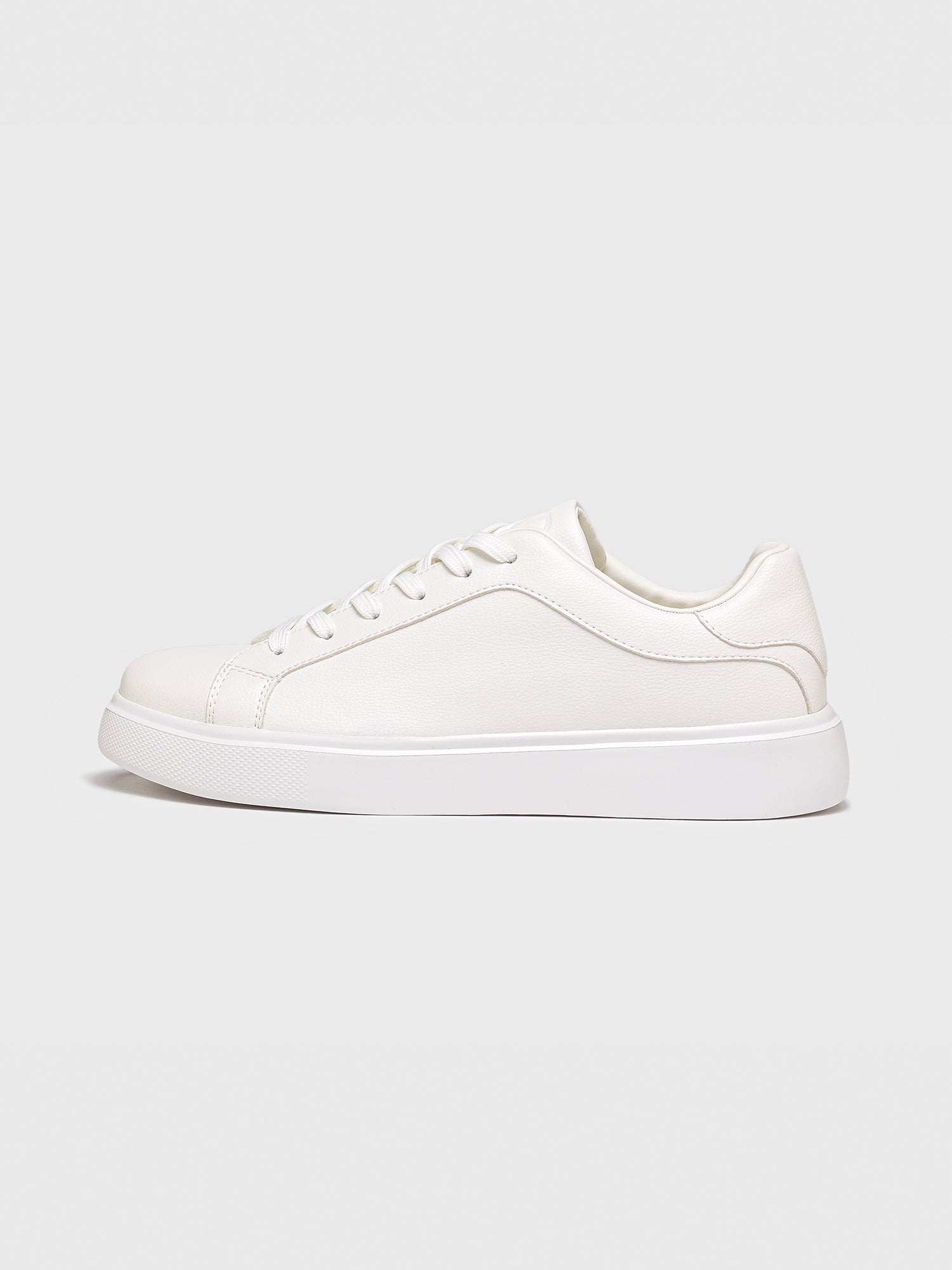 White Tact Sneakers